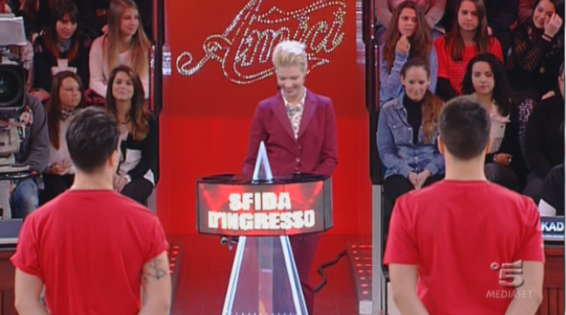 Amici 13, sfida d'ingresso